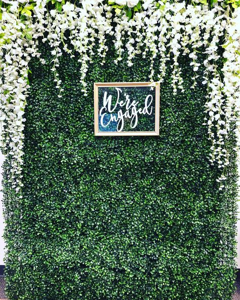 Dekor Lamaran, Bridal Shower Tea Party Theme, Bday Decoration, Boxwood Wall, Floral Walls, Event Layout, Happy Ganesh Chaturthi Images, Wedding Renewal Vows, Tea Party Theme