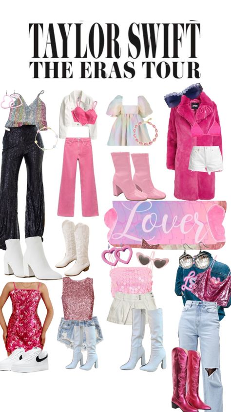 Cheap Taylor Swift Outfits, Eras Tour Jeans Outfit, Preppy Eras Tour Outfit, Preppy Taylor Swift Concert Outfits, Eras Tour Outfits Jeans, Taylor Swift Outfits Inspiration, Taylor Swift Lover Era Outfits, Lover Taylor Swift Outfits, Lover Era Outfits