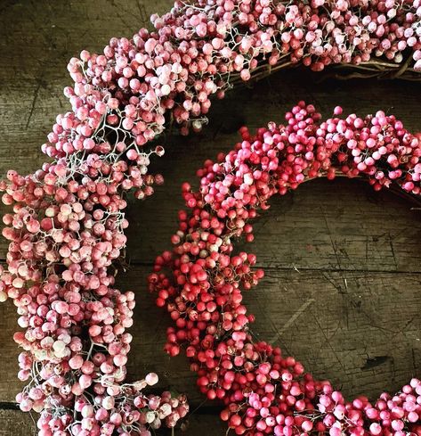 Pepper berry wreaths in the making # #fancifulposy #pepperberry #pepperberrywreath #pepperberrydecor Pepper Berry, Berry Wreath, Berry, Wreath, Stuffed Peppers, Christmas, Red, Instagram