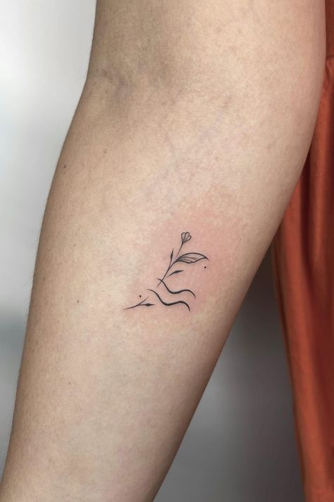 Aquarius Floral Constellation Tattoo, Minimal Tattoo Aquarius, Aquarius Small Tattoo Ideas, Aquarius Minimalist Tattoo Women, Mini Aquarius Tattoo, Aquarius Hip Tattoo, Aquarius Patchwork Tattoo, Carnation Aquarius Tattoo, Small Zodiac Tattoos Aquarius