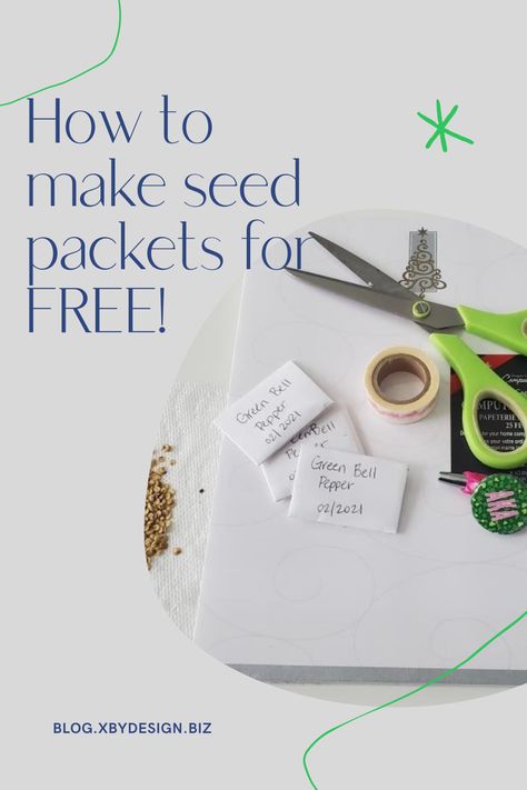 If you are into gardening sustainably, this eco-friendly hack is for you! Saving seeds from your own flowers & veggies is the ultimate way to complete the sustainability circle. Not having to buy seed packets makes it even better. Make you own seed envelopes for FREE! #gardeninghack #eco-friendly #sustainablegarden #gardening Homemade Seed Packets, Diy Seed Packets, Seed Envelopes, Saving Seeds, Christmas Stationary, Pen Doodles, Eco Friendly Garden, Pretty Pens, Buy Seeds