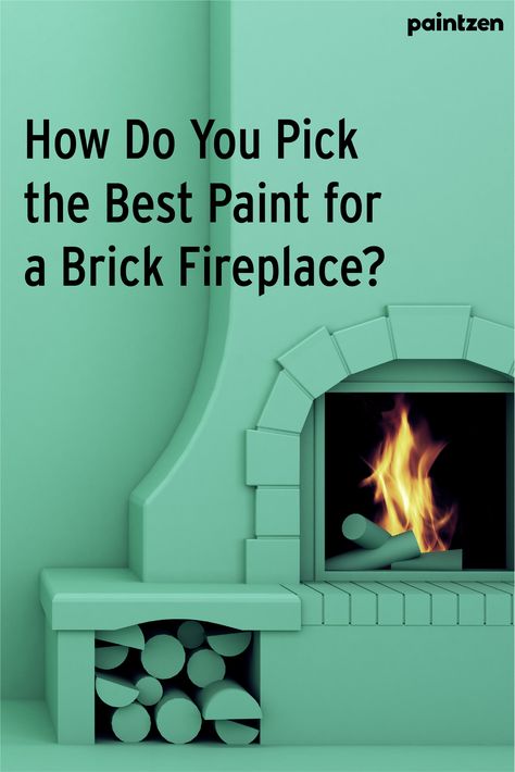 Painting a brick fireplace is an affordable way to easily update the look of your home, but how do you choose a paint color and product to get it done? We spoke with interior designers from our trade program who share all of the things you should consider when selecting the best paint for your fireplace. Painting A Brick Fireplace, Black Mantle Fireplace, Place Painting, Black Brick Wall, Painted Brick Fireplaces, Cozy Interior Design, Fireplace Tile Surround, Paint Fireplace, Light Grey Walls