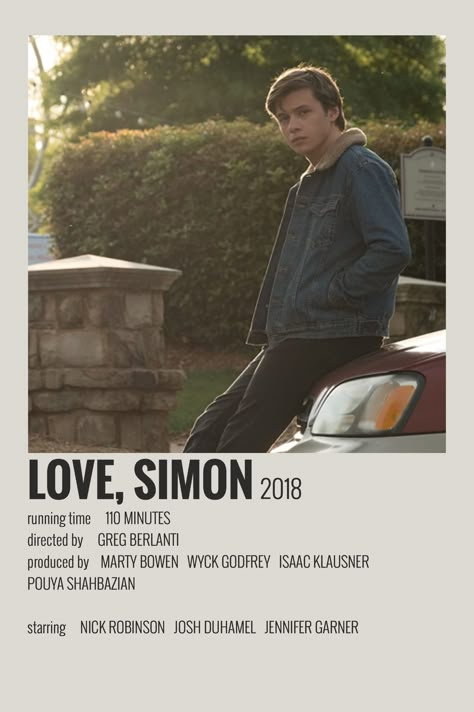 Minimalist Polaroid Poster, Indie Movie Posters, Filmy Vintage, Film Logo, Movie Card, Iconic Movie Posters, Love Simon, Josh Duhamel, Polaroid Posters