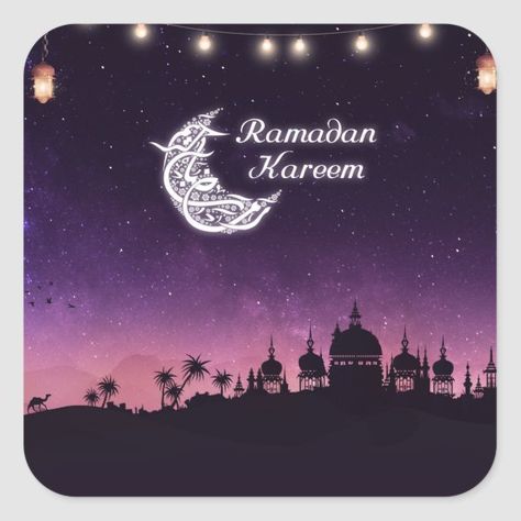 Ramadan Kareem Square Sticker Aid Mubarak, Ramadan Kareem Mubarak, Ramadan Stickers, Dps For Whatsapp, New Dps, Islamic Dps, Islamic Dpz, Ramadan 2023, Happy Ramadan