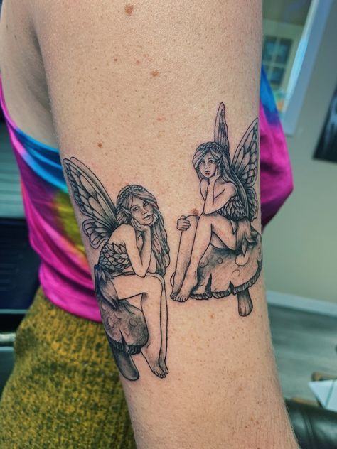 Forest Fairy Tattoo, Child Tattoo, Mother Tattoos For Children, Amy Brown Fairies, Colour Tattoo For Women, J Tattoo, Tattoo Pictures, Fairy Tattoo Designs, Mushroom Tattoos