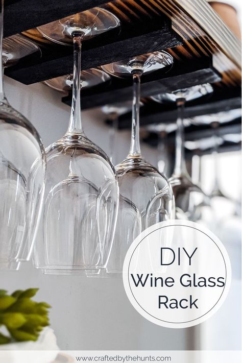 Diy Wine Glass Rack, Hanging Wine Glasses, Diy Wine Rack Projects, Wine Rack Projects, Wine Glass Hanger, Hanging Wine Glass Rack, Wine Rack Design, Year Review, Painted Tile