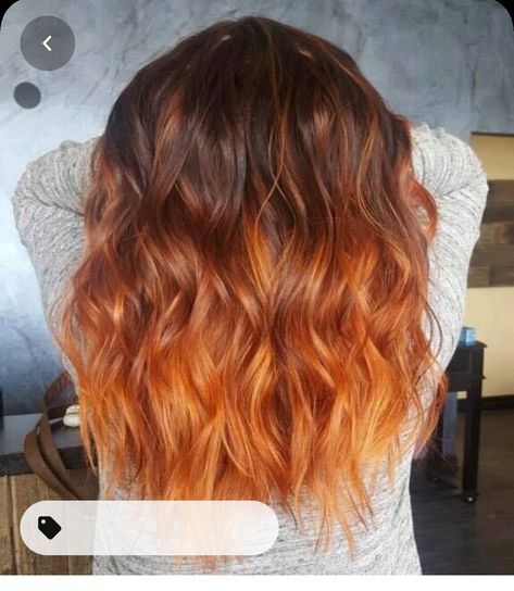 Haley Hudson, Orange Hair Bright, Trendy Hair Highlights, Pastel Orange Hair, Hair Highlight Trends, Curls Ideas, Orange Ombre Hair, Highlights Red, Cheveux Oranges