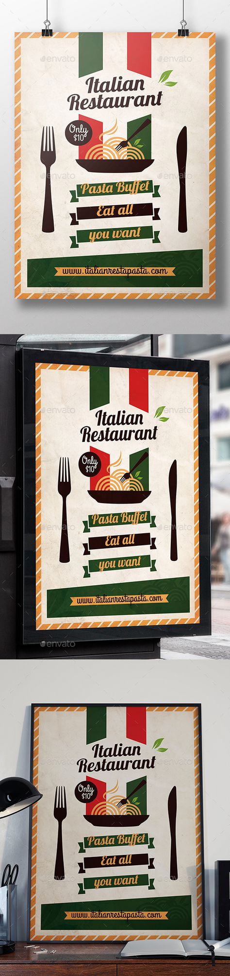 Italian Restaurant Flyer Template — Photoshop PSD #hamburger #elegant • Download ➝ https://graphicriver.net/item/italian-restaurant-flyer-template/20051868?ref=pxcr Italian Food Festival, Restaurant Card Design, Design Studio Names, Restaurant Font, Typography Flyer, Italian Logo, Food Festival Poster, Food Spaghetti, Italian Food Restaurant