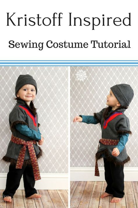 Kristoff Costume Sewing Pattern. Find this and hundreds of other Free Sewing Patterns and Tutorials at www.peekaboopages.com! Kristoff Costume, Halloween Sewing, Frozen Costume, Costume Tutorial, Costume For Kids, Disney On Ice, Costume Sewing Patterns, Halloween Express, Elsa Dress