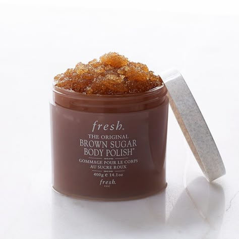 Fresh Brown Sugar Body Polish Exfoliator Amazon Skincare, Natural Sugar Scrubs, Best Body Scrub, Brown Sugar Scrub, Homemade Moisturizer, Best Vitamin C, Scrub Recipe, Sugar Body, Body Polish