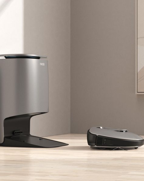 Design Burger | NEATO - An advanced cleaning robot. 🤖 The product represents a significant step forward in automated home care, integrating modern AI and … | Instagram Charging Furniture, Cmf Design, Cleaning Robot, Portfolio Layout, The Robot, Drip Coffee, Home Care, Industrial Design, Product Design