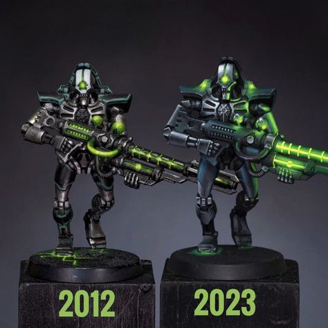 Necrons 40k Artwork, Warhammer 40k Miniatures Tyranids, Warhammer 40k Necron Paint Schemes, Warhammer 40k Miniatures Necron, Warhammer 40k Necrons Miniatures, Necrons 40k Art, Necron Miniatures, Osl Miniature, Necron Paint Scheme