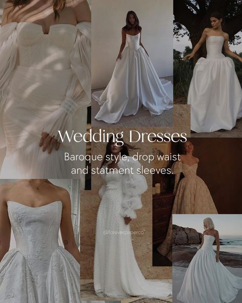 Wedding trends we’re LOVING right now ✨ 2024 has seen bows 🎀 explode and whilst this trend doesn’t seem to be disappearing anytime soon, we’re so in love with some of the newer trends appearing on the scene. Swipe 👉🏼 and save or send to a bride or groom-to-be 💃🏼 • • • #2024bride #2025bride #bridetobe #weddingstationery #weddingstationary #weddinginvitations #weddinginvitation #weddinginvites #weddinginspo #weddinginspiration #savethedate #weddingdecor #weddingtrends #wedding #modernbride... Bride 2024 Trends, Bridal Jwellery Trending 2024, Bridal Fashion Week 2024, Vivienne Westwood Bridal 2024, Hailey Paige Wedding Dress Luxe Redux Bridal, Money Shot, Trends 2025, Bridal Trends, 2025 Wedding