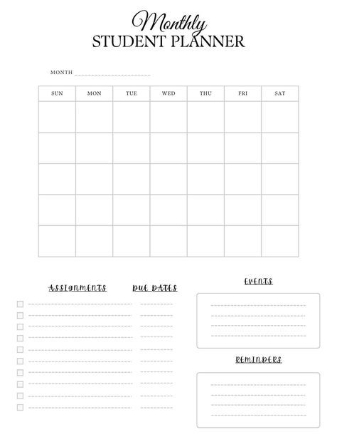 Monthly Planner, Monthly Student Planner, TimeTable Organizer, Monthly Schedule, Instant Download, minihappyplanner #bookplanner. Assignment Calendar, Month Planner Template, Monthly Study Planner, Study Cover, 3 Month Planner, Monthly Schedule Planner, Goodnotes Monthly Planner, Pink Monthly Planner, College Ipad