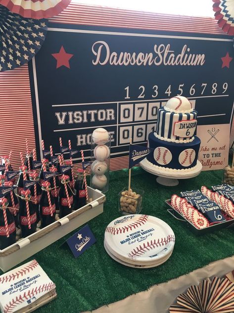 Dodgers Birthday Party, Baseball Theme Birthday, Baseball Baby Shower Theme, Baseball First Birthday, Baseball Theme Party, First Birthday Pictures, Baseball Birthday Party, Baseball Party, Baseball Theme