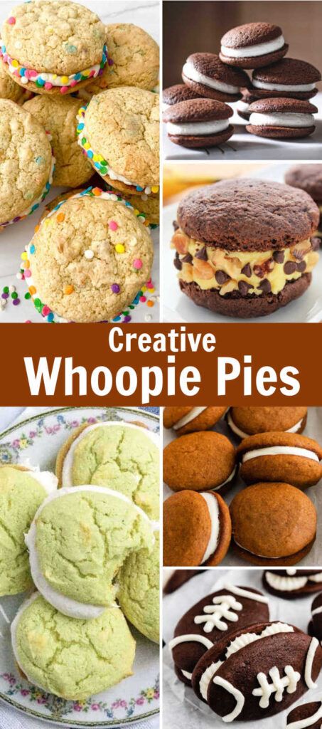 Easy Whoopie Pie, Whoopie Pie Filling, Whoopee Pie, Deep Dish Cookie, Mini Pie Recipes, Bake Sale Packaging, Whoopie Pie Recipe, Chocolate Whoopie Pies, Creative Dessert Recipes