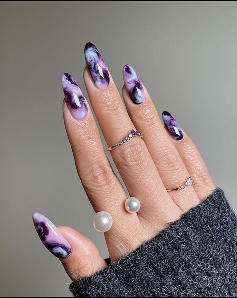 Ocean Nails, Latest Nail Designs, Witchy Nails, Velvet Nails, Hello Nails, February 15, Fire Nails, Classy Nails, Pretty Acrylic Nails