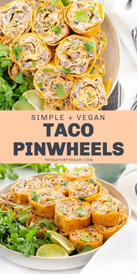 Pinwheel Appetizers Vegan, Vegan Recipes Appetizers Parties, Vegan Sandwich For Party, Roll Ups Tortilla Pinwheels Vegan, Vegan Pinwheel Recipes, Vegan Roll Ups Tortilla, Savory Vegetarian Snacks, Simple Vegetarian Snacks, Vegan Mexican Appetizers For Party