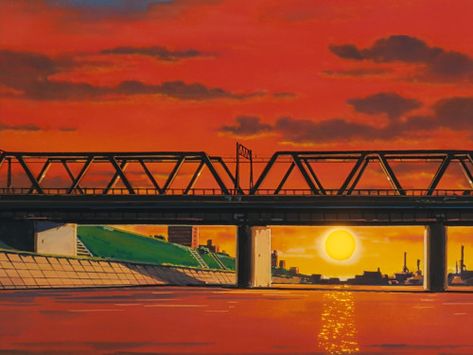 Orange Vaporwave Aesthetic, Orange Lofi Aesthetic, Anime Aesthetic Orange, Sunset Aesthetic Anime, Anime Orange Aesthetic, Orange Sunset Aesthetic, Orange Anime, City Pop, Vaporwave Art