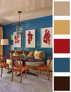 Garage Colors, Modern Living Room Colors, Fall Color Combinations, Bedroom Decor Aesthetic, Living Room Color Combination, Red Palette, Red Combination, Monochromatic Decor, Room Color Combination