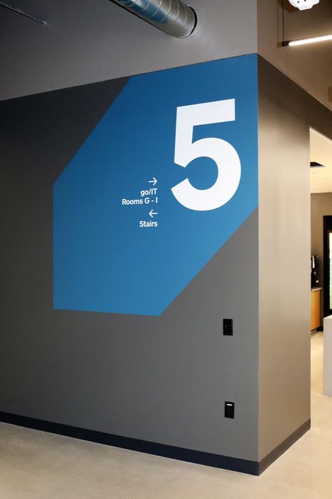 Hospital Wayfinding Design, Corporate Wall Design, Office Signage Design, Interior Wayfinding, School Signage, Company Interior, Library Signage, Office Signage, Cabinet Medical