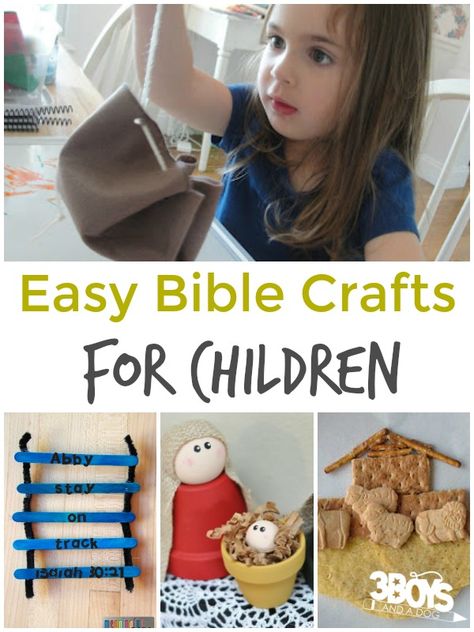 Bible Crafts For Kids Easy, Toddler Bible Crafts, Bible Homeschool, Toddler Bible, Crafts For Children, Crafts For Kids Easy, Children's Church Crafts, Bible Activities For Kids, Bible Story Crafts