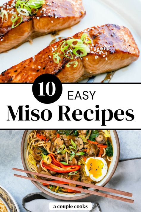 Miso Paste Recipes, Miso Sauce Recipe, Recipes Stir Fry, Miso Recipes, Recipes Side Dishes, Miso Recipe, Miso Salmon, Recipes Salmon, Recipe Hacks