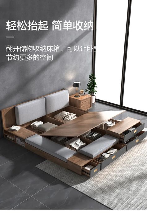 Wooden Bed Frame Queen, Japanese Bed Frame, Japanese Platform Bed, Queen Bed Frame With Storage, Japanese Tatami, Bed Frame Queen Size, Japanese Bed, Tatami Bed, Concept Furniture