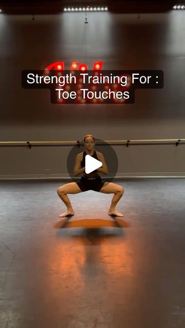 The Vibe on Instagram: "Strength Training For Toe Touches When you’re working toward a powerful toe touch you have to consider the height, power and hip rotation. Here are some exercises to help you do that: 👉 4 Sumo Squats 👉 4 Sumo Squat Jumps 👉 4 Battements on the right and left (presenting the hamstring forward 👉 30 seconds Glute Bridge 👉 20 Butterfly Knee Pulses 🔁 Repeat Two Times Add to your next warm up and watch your toe touches “pop” at the top." Toe Touch Stretches, How To Do A Toe Touch, Toe Touches Workout, Toe Touches Exercise, Dance Flexibility, Dance Flexibility Stretches, Flexibility Stretches, Squat Jumps, Toe Touches