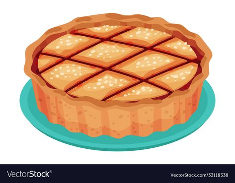 Baked Dish, Shortcrust Pastry, Sweet Pie, Yum Yum, High Res, Png Images, Baked Dishes, Adobe Illustrator, Pastry