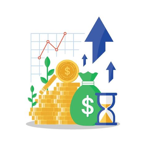 Interest Rate Illustration, Mutual Funds Poster, Funding Illustration, Income Increase, Mutual Fund, Return On Investment, Financial Strategies, Interest Rate, Revenue Growth