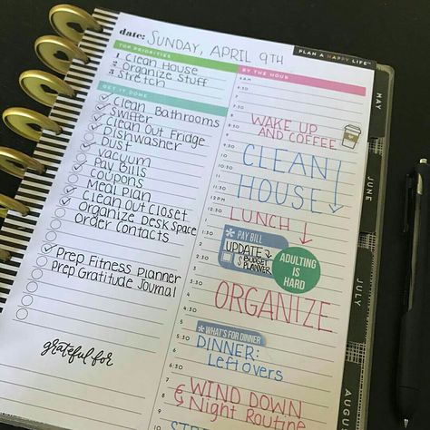 Planner Organization Ideas Layout, Organizing Journal, Planner Organization Ideas, Create 365 Happy Planner, Planners Ideas, Planning Life, Happy Planner Layout, Planner Tips, Planner Obsessed