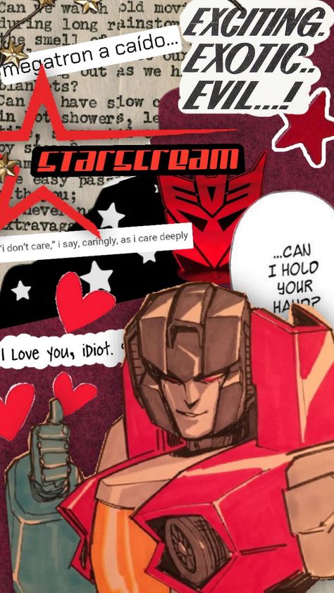 #transformers #starscream Starscream Transformers One, Starscream Aesthetic, Transformers One Wallpaper, Bayverse Starscream, Starscream Cosplay, Transformers Sparkling, Christmas Transformers, Soundwave Wallpaper, Starscream Comic