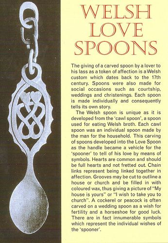 Welsh Love Spoon-we visited where they make the Love Spoons. The history behind this was very interesting, have a very pretty spoon hanging on my wall from our trip. Welsh Heritage, Learn Welsh, Welsh Culture, Wales Culture, Celtic Jewellery, Welsh Love Spoons, Welsh Language, Love Spoons, Celtic Heritage