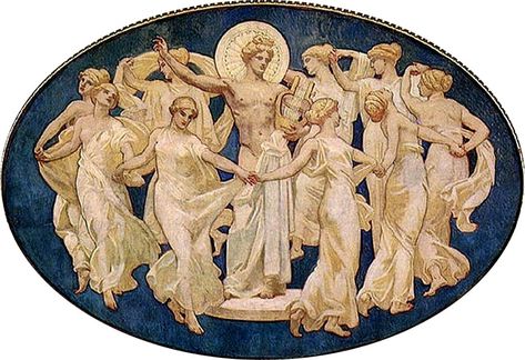 Apollo And The Muses, Muse Of Music, The Muses, Greek And Roman Mythology, Greek Mythology Art, John Singer Sargent, Roman Mythology, Mythology Art, Greek Myths