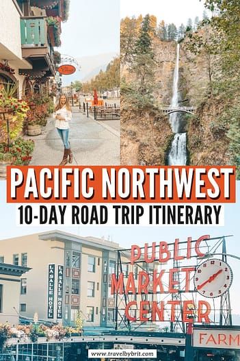 Spectacular 10-Day Pacific Northwest Road Trip Itinerary Pacific Northwest Road Trip, Northwest Road Trip, Washington Things To Do, Road Trip Music, West Coast Travel, Road Trip Routes, Columbia River Gorge, Road Trip Hacks, Cannon Beach