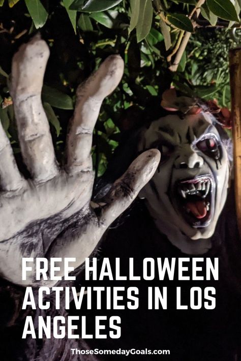 Free Halloween Activities and the Best Decorations in Los Angeles in 2020. Free Halloween Activities, Scary Decorations, Free Halloween, Halloween Activities, Activities For Kids, Blogging, Angeles, For Kids, Halloween