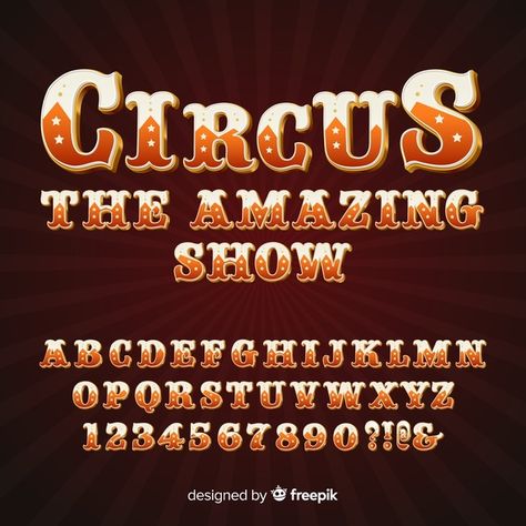 Christmas Cubicle Decorations, Circus Font, Create Quotes, Best Fonts, Graphic Design Infographic, Circus Poster, Typography Alphabet, Lettering Challenge, Party Invite Design