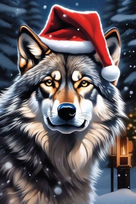 Christmas Wolves, Iphone Phone Wallpapers, Wolves Art, Christmas Critters, Wolf Life, Native American Wolf, Wolf Images, As Wallpaper, Christmas Scenery