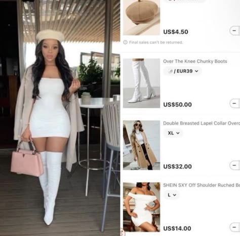 All White Party Outfits Shein, Shein Mom Outfits, Going Out Outfits Shein, Classy Outfits Shein, Classical Concert Outfit Classy, Fall Birthday Fits, Cute Outfits On Shein, Out Of Town Outfit Ideas, Classy Shein Outfits