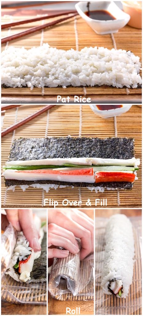 An easy tutorial in how to make sushi! A sushi rolls recipe can be so broad in selection as there are so MANY ways to fill them! But if you master the sushi rice the fillings are really just of preference. You don’t need to be a chef or have fancy fillings to make sushi rolls from home. How To Roll Sushi, Sushi Rolls Recipe, Homemade Sushi Rolls, Sushi Fillings, Sushi Recipes Homemade, Dessert Sushi, Sushi Roll Recipes, Make Sushi, Easy Sushi