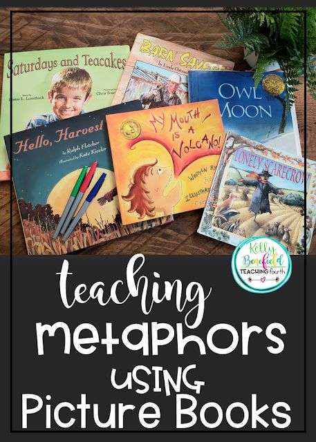 Find picture books that are perfect for teaching metaphors! Metaphor Activities, Figurative Language Posters, Teaching Figurative Language, Similes And Metaphors, Read Aloud Books, 4th Grade Reading, Readers Workshop, Mentor Texts, Figurative Language