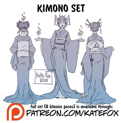 Kimono poses set by Kate-FoX.deviantart.com on @DeviantArt Kimono Poses, Poses References, Drawing Clothes, Art Poses, Art Tutorials Drawing, Anime Inspired, Drawing Base, Drawing Poses, Drawing Reference Poses