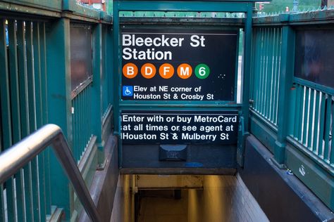 Bleecker Street Nyc, Metro North Railroad, Long Island Railroad, Bleecker Street, Corporate Identity Design, Nyc Subway, Route Map, Greenwich Village, West Village