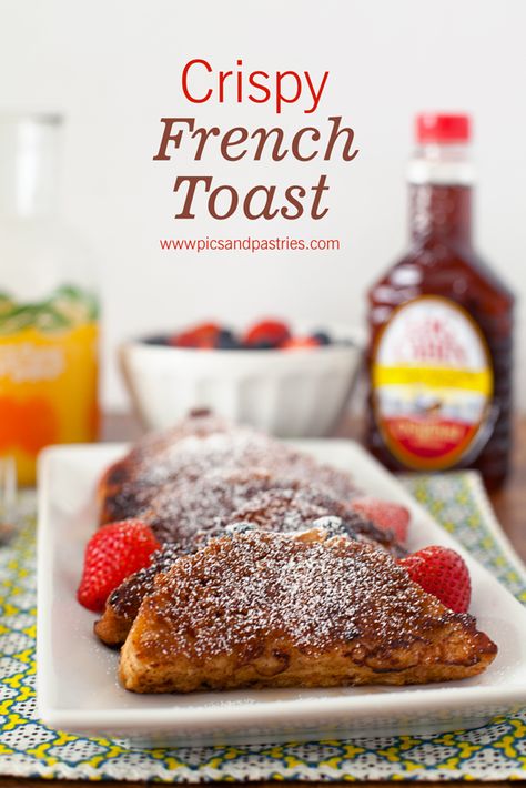 Crispy French Toast, Pastries Breakfast, Sweet Egg, Favorite Breakfast Recipes, Texas Toast, Sour Dough, Cinnamon Brown, Red Girl, What's For Breakfast