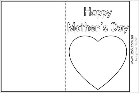 Bowtie Mothers Day Card Template Free Printable, Happy Mothers Day Card For Kids, Mothers Day Cards Templates, Happy Mother Day Card, Mothers Day Coloring Cards, Mothers Day Card Template, Heart Diagram, Happy Mothers Day Card, Mother's Day Printables