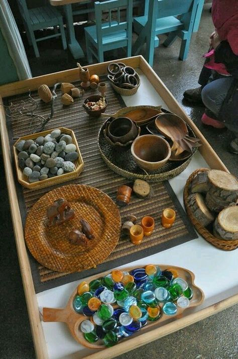 Loose parts- stones, flat marbles, twigs, containers Pill Bugs, Rolly Polly, Curiosity Approach, Reggio Inspired Classrooms, Month End, Reggio Emilia Inspired, Heuristic Play, Reggio Classroom, Forest Walk