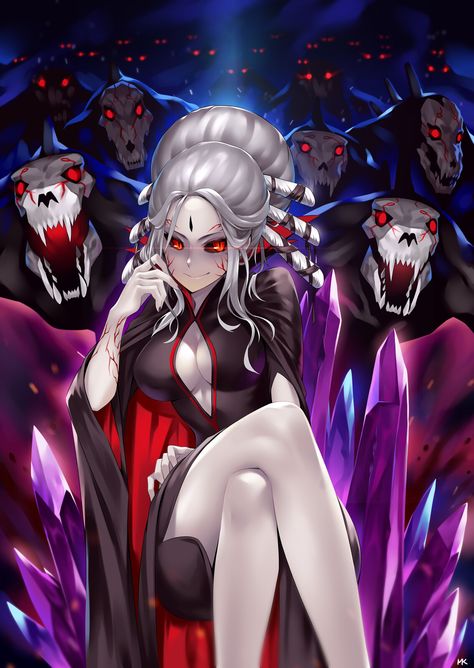 Salem, Mk Espiritu on ArtStation at https://www.artstation.com/artwork/VdYXkX Salem Rwby, Rwby Characters, Dark Queen, Rwby Fanart, Rwby Anime, Demon Girl, Grimm, Rwby, White Hair