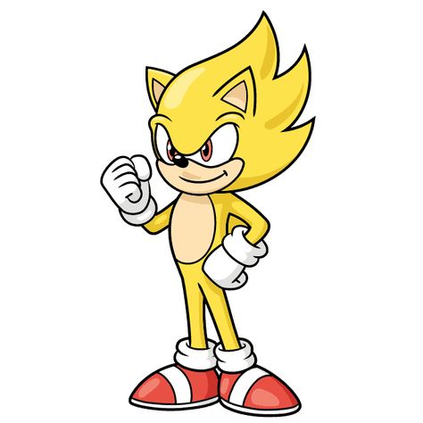 Super Sonic Drawing, New Drawing Ideas, Sonic Drawing, How To Draw Sonic, Diy Drawings, Drawing Steps, Beagle Art, Popular Cartoon Characters, Easy Drawing Guides