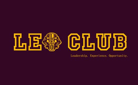 Leo Club T-Shirt Design on Behance Leo Club Logo, Leo Club, Lions Clubs International, Service Club, Prayer Vision Board, Lions Club, Club Poster, Club Logo, Club T Shirt